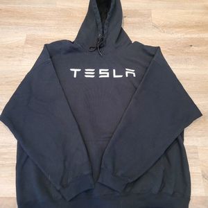 Black Tesla Hoodie